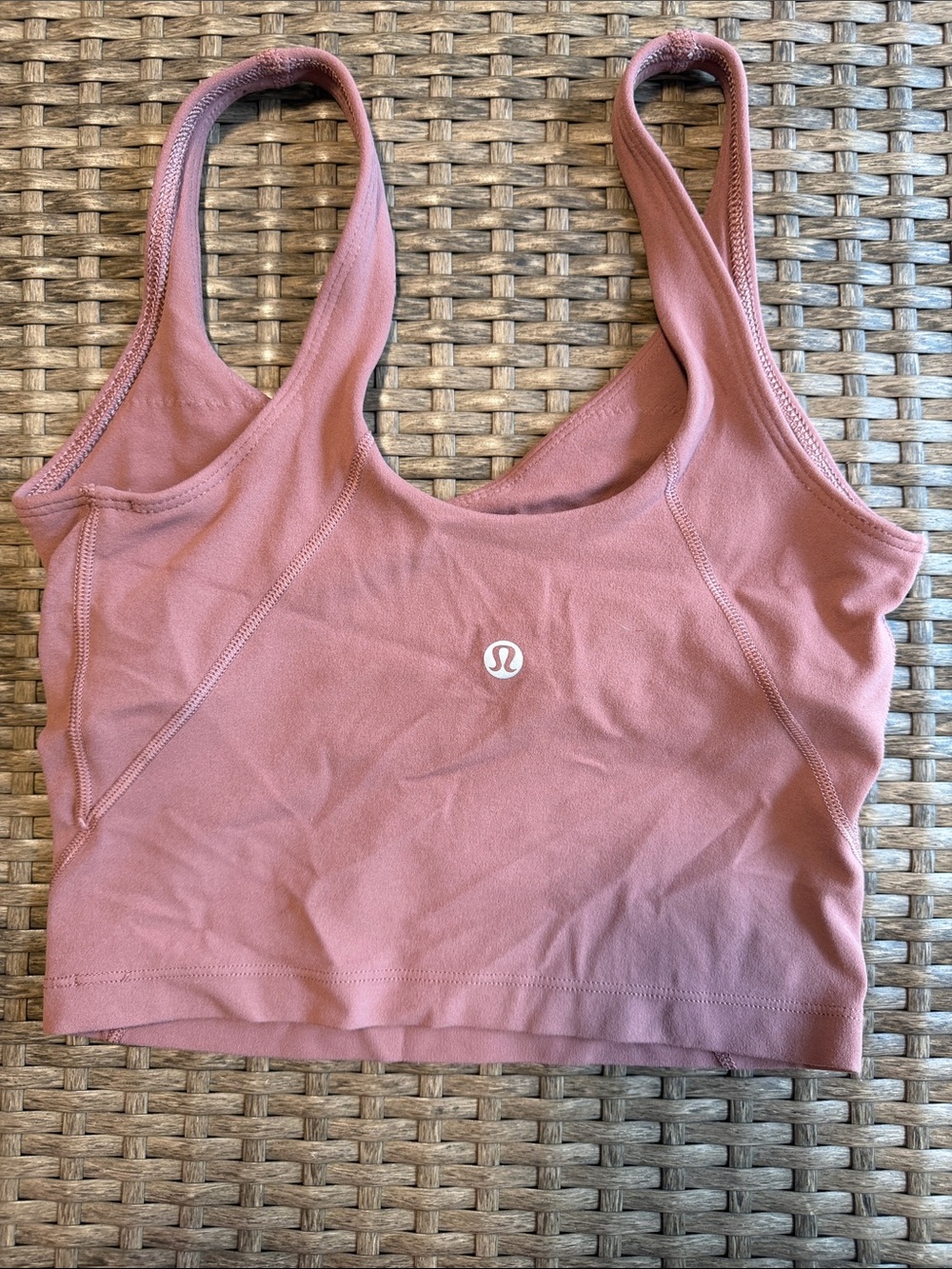 lululemon athletica Dusty Rose Racerback Sports Bra
